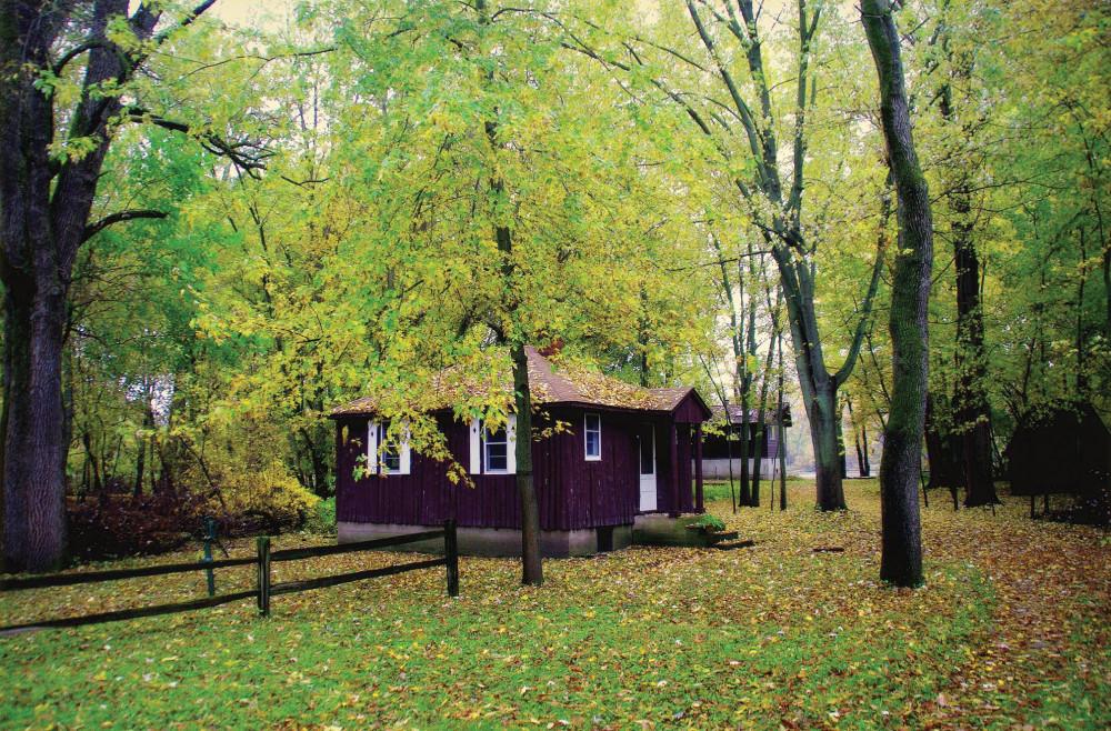洛琳·尼德克秋天的小屋.